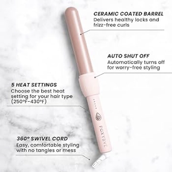 Foxybae blush 25mm curling wand - Picture 3 of 5